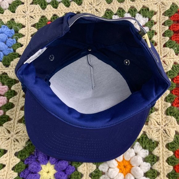 Vintage 80s United Automatic Heating Advertising Trucker Rope Strapback … - Picture 6 of 10